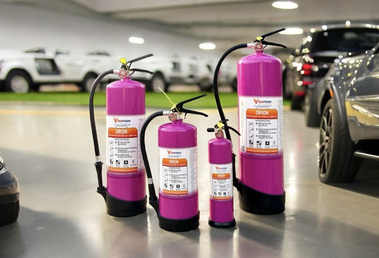 Ứng dụng thực tế của bình chữa cháy Orion