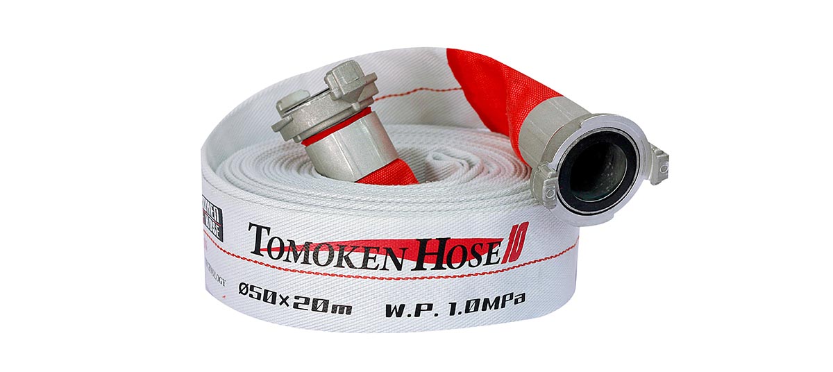 Vòi chữa cháy Tomoken Nhật Bản D50 10Bar 20m Ø50mm Japan