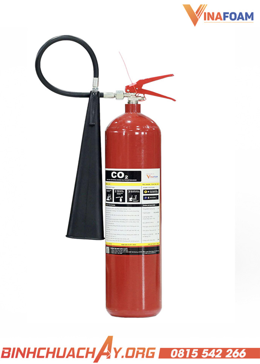 Bình chữa cháy 5kg khí CO2 Vinafoam MC5/CMC5