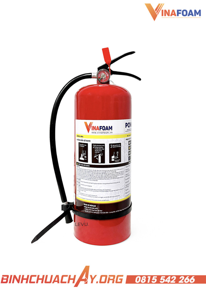 Bình chữa cháy 6kg bột ABC Vinafoam MP6/CMP6