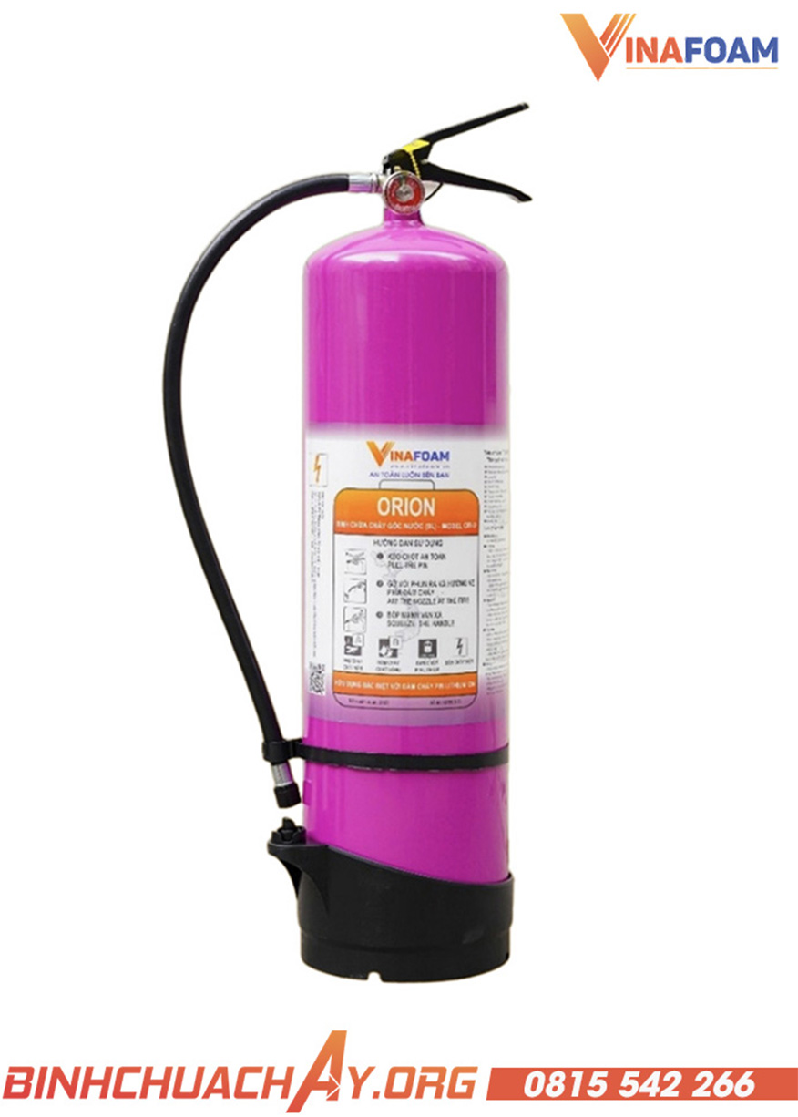 Bình chữa cháy pin lithium 9 lít OR-9 Orion